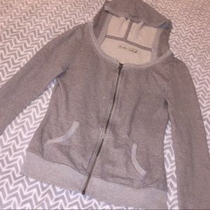 Brooklyn Cloth Hooded Raglan Jacket.